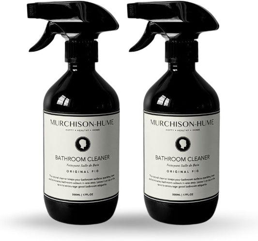 Murchison-Hume Powerful. Plant-based. Multi-Surface Bathroom Cleaner Spray for Basins. Tubs. Tiles. and Toilets. Eliminates Odor. 17oz. Original Fig Scent 2 Pack